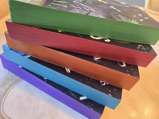 4 Book Signed Sprayed Edge Bundle - Image 4
